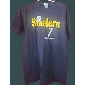 Pittsburgh Steelers NFL Black Vintage PITTSBURG  Shirt Mens L BIG BEN #7